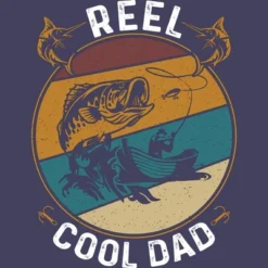 Women's Design By Humans Reel Cool Dad Fishing Boat Trip By KangThien Racerback Tank Top