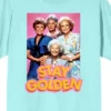 Golden Girls Stay Golden Women's Mint Short Sleeve Tee Shirt