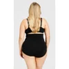 Women's Plus Size Hi Waist Shaper Brief - Black | AVENUE