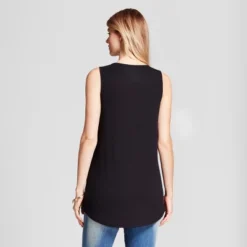 Cross-Panel Nursing Slub Maternity Tank Top - Isabel Maternity By Ingrid & Isabel™