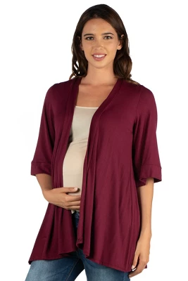 Elbow Length Maternity Cardigan - Image 11