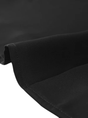 Allegra K Women's Work Pleated Front Long Sleeve Mock Neck Blouse - Image 3