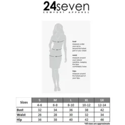 24seven Comfort Apparel Womens Casual Maxi Dress