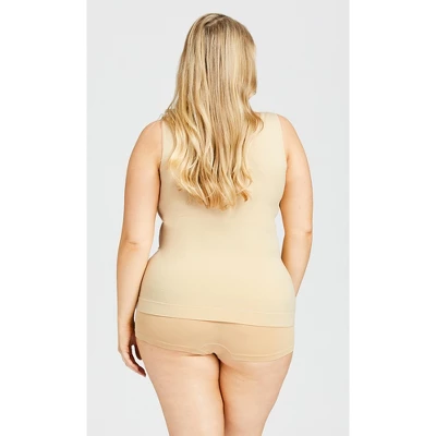 AVENUE | Seamless Shaping Cami - Beige