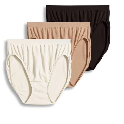 Jockey Womens Comfies Microfiber French Cut 3 Pack Underwear French Cuts Nylon - Image 3