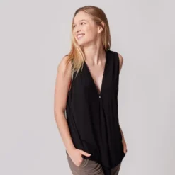 Of An Origin Maternity & Nursing Wrap Tank Top
