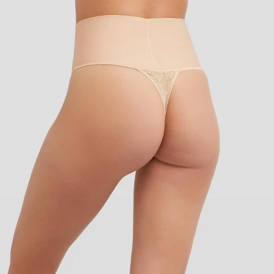 Maidenform Self Expressions Women's Tame Your Tummy Thong SE0049 - Image 2