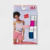 Hanes Premium Women's 4pk Comfortsoft Waistband With Cotton Mid-Thigh Boxer Briefs - Colors May Vary