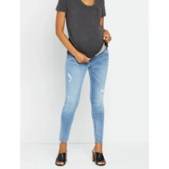 Indigo Blue Sustainable Secret Fit Belly Skinny Leg Maternity Jeans | Motherhood Maternity