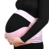 Unique Bargains Maternity Antepartum Belt Pregnant Women Abdominal Support Waist Belly Band Pink