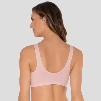 Fruit Of The Loom Women's Beyond Soft Front Closure Cotton Bra - Image 5