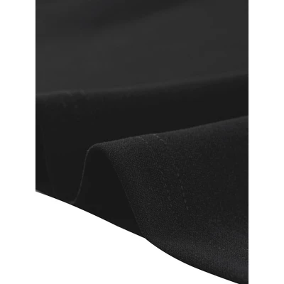 Allegra K Women's Contrast Peter Pan Collar Puff Short Sleeve Summer Blouse Top - Image 4