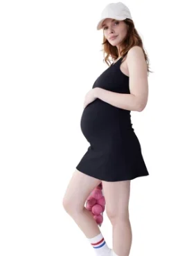 Ingrid & Isabel Maternity Ribbed Exercise Dress