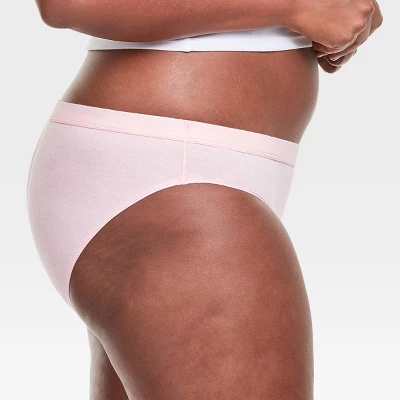 Hanes Women's 6pk Pure Comfort Organic Cotton Hipster Underwear - Assorted - Image 3