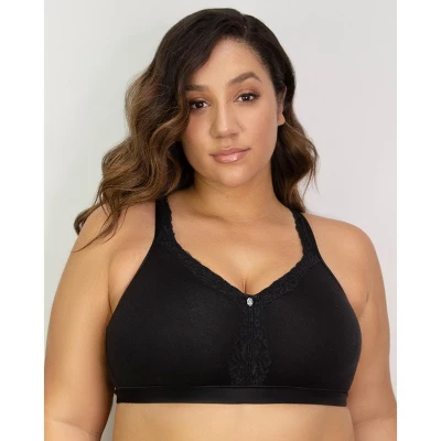 Curvy Couture Women's Cotton Luxe Unlined Wireless Bra - Image 8