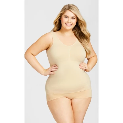 AVENUE | Seamless Shaping Cami - Beige - Image 5