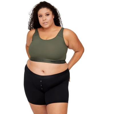 TomboyX Compression Bra, Wireless Full Coverage Medium Support Bra, (XS-6X) - Image 4