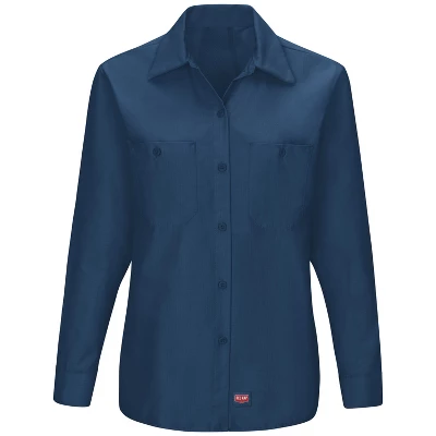 Red Kap® Women's Long Sleeve Mimix® Work Shirt - Image 5