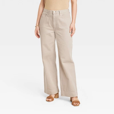 Women's High-Rise Wide Leg Jeans - Universal Thread™ - Image 3