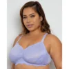Curvy Couture Women's Luxe Lace Wireless Bralette