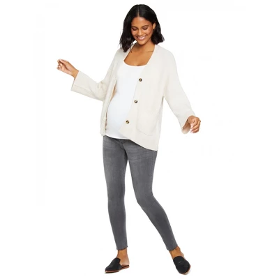 Indigo Blue Secret Fit Belly Skinny Maternity Ankle Jeggings | Motherhood Maternity - Image 6