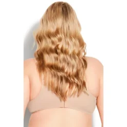 Women's Plus Size Lace Underwire Bra - Beige | AVENUE