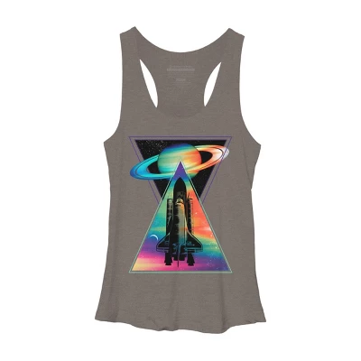 Women's Design By Humans The Explorer By Clingcling Racerback Tank Top - Image 3