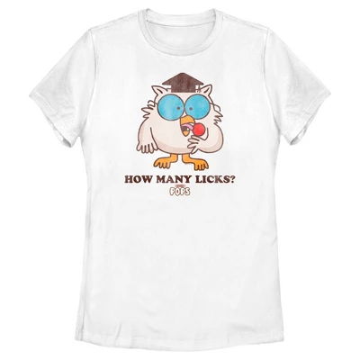 Women's Tootsie Pop Mr. Owl How Many Licks T-Shirt - Image 3