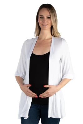 Elbow Length Maternity Cardigan - Image 10