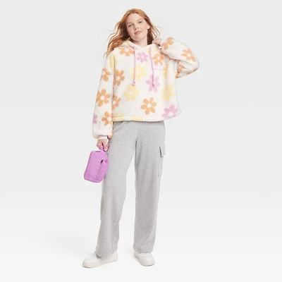 Women's Barbie Graphic Faux-Fur Jacket - Off-White - Image 2