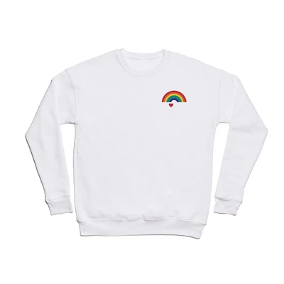 CynthiaF 70s Love Rainbow Sweatshirt - Deny Designs - Image 6