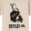 Dead By Daylight Huntress Monotone Art Crew Neck Short Sleeve Women's Natural T-shirt