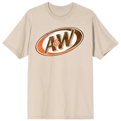 A&W Vintage Logo Women's Natural T-Shirt - Image 7