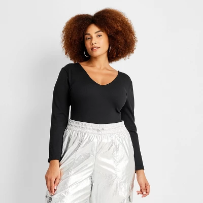 Women's Long Sleeve Slim Fit Reversible Seamless T-Shirt - A New Day™ - Image 4