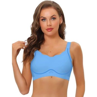 Allegra K Women's Wireless Full Coverage Smoothing No Show Everyday Bralette - Image 7