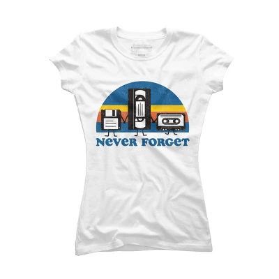 Junior's Design By Humans Never Forget By Tingsy T-Shirt - Image 4
