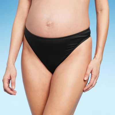 Thong Bikini Maternity Bottom - Isabel Maternity By Ingrid & Isabel™ Black - Image 5