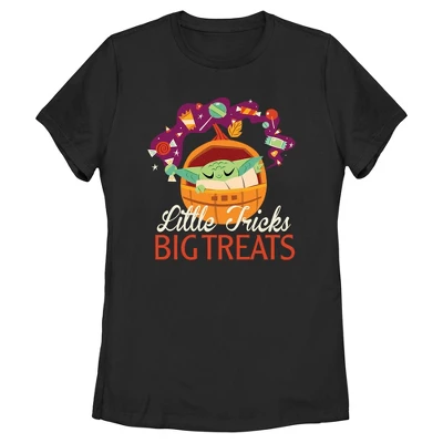 Women's Star Wars The Mandalorian Halloween Grogu Big Treats T-Shirt - Image 3