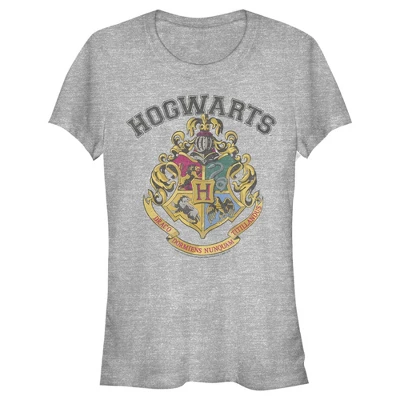 Junior's Harry Potter Vintage Hogwarts Crest T-Shirt - Image 3