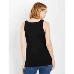 Side Ruched Scoop Neck Maternity Tank Top | Motherhood Maternity