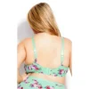 Women's Plus Size Fashion Soft Caress Bra - Mint Floral | AVENUE