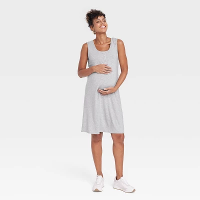 Sleeveless Nursing Henley Maternity Dress - Isabel Maternity By Ingrid & Isabel™ - Image 4