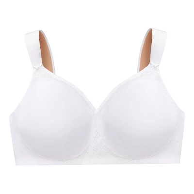 Glamorise Womens MagicLift Seamless T-Shirt Wirefree Bra 1080 White - Image 3