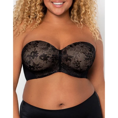 Curvy Couture Strapless Sensation Multi-way Push Up Bra - Image 4