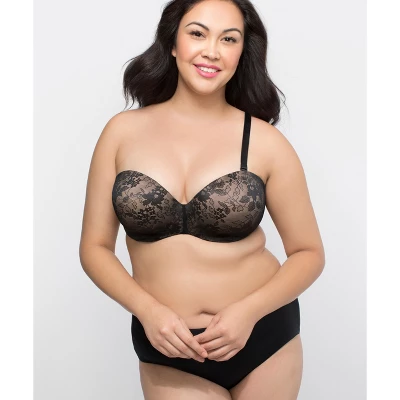 Curvy Couture Strapless Sensation Multi-way Push Up Bra - Image 9