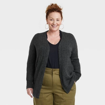 Women's Cable Pointelle Cardigan - Knox Rose™ - Image 5