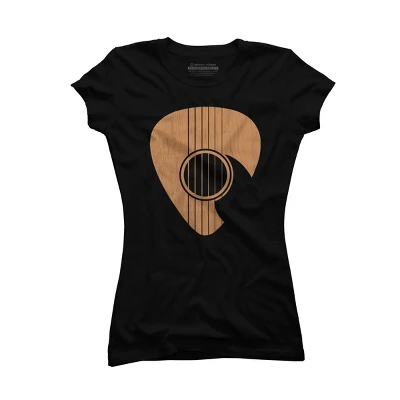 Junior's Design By Humans Strum Your Guitar By NDTank T-Shirt - Image 2