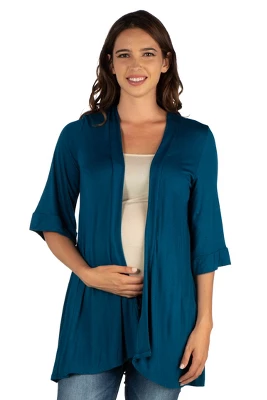 Elbow Length Maternity Cardigan - Image 8