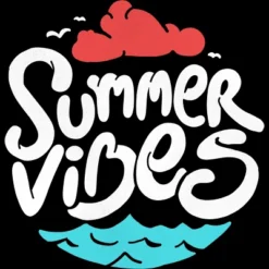 Women's Design By Humans Ocean Summer Vibes By Sebiondbh Racerback Tank Top