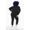 Women's Plus Size Textured Pullover - Black | ZIM & ZOE